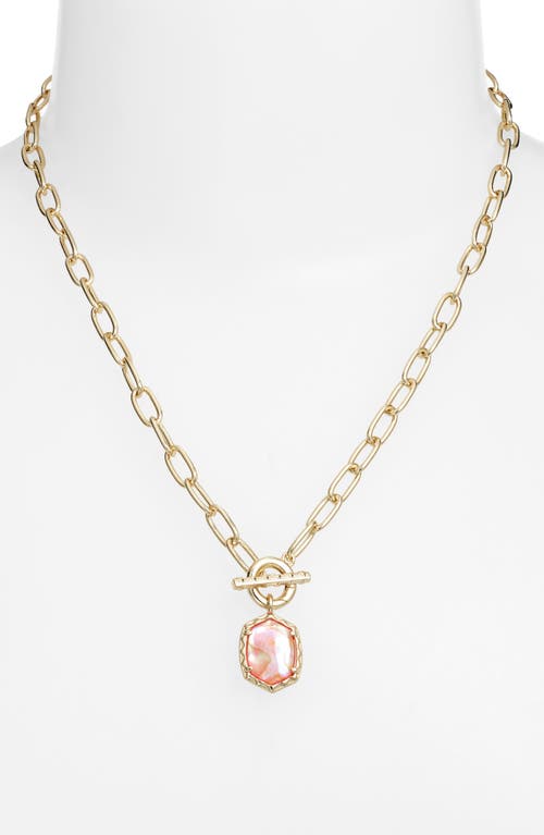 Kendra Scott Boxed Daphne Pendant Chain Necklace In Gold