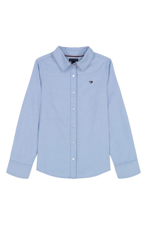 Kids' Oxford Button-Up Shirt (Big Kid)