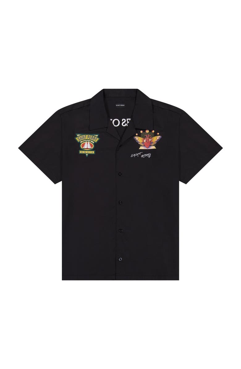 SAINT PERRY Litanies Of Light T-Shirt, Main, color, Black