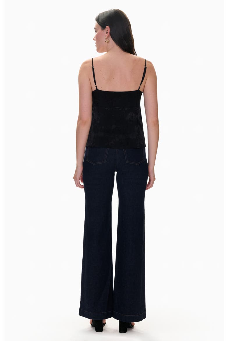 Amber Jacquard Cami, Alternate, color, Noir