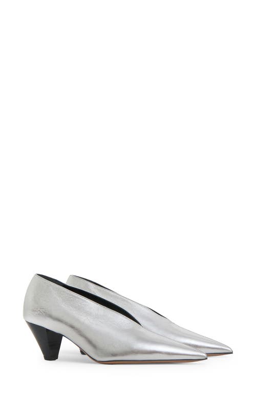 Mansur Gavriel Kiki Pointed-toe Pumps In Animal Print