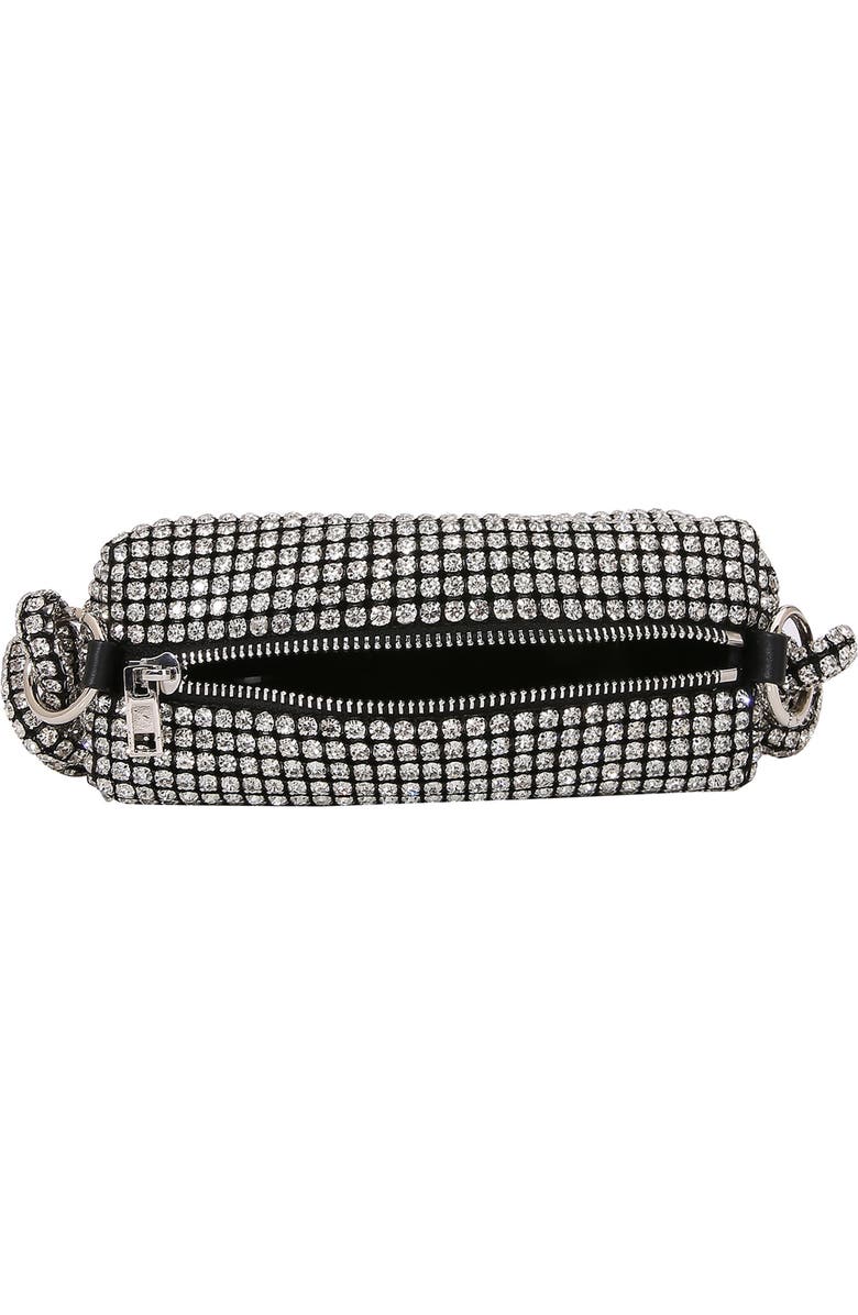 BERNESS Rhinestone Rectangular Shoulder Bag, Alternate, color, Silver