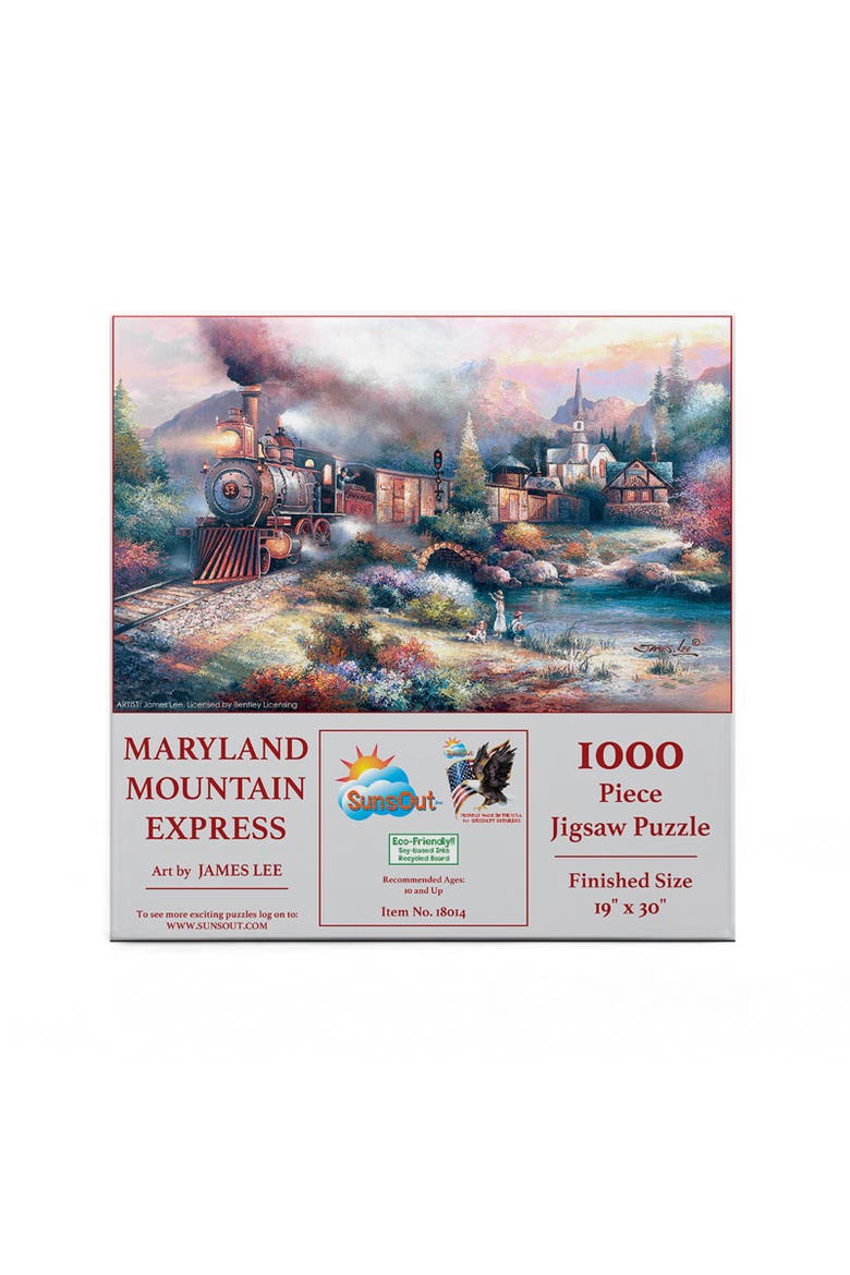 Maryland Mountain Express 1000 piece Jigsaw Puzzle for Adults, Alternate, color, Multicolor