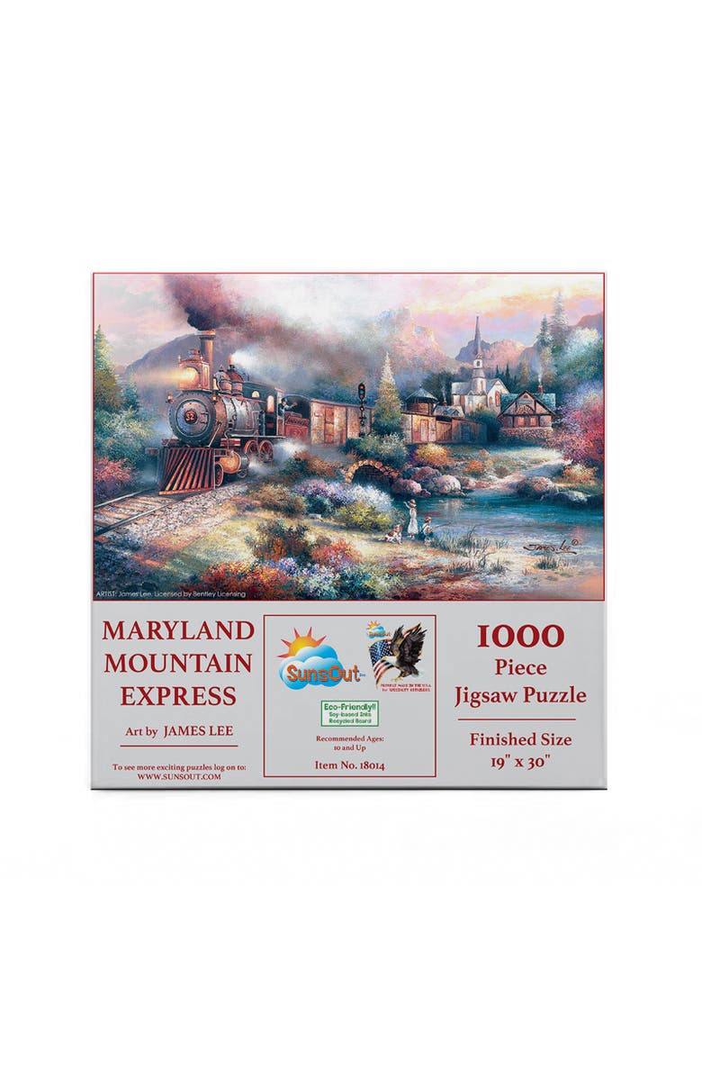 Sunsout Maryland Mountain Express 1000 piece Jigsaw Puzzle for Adults, Alternate, color, Multicolor