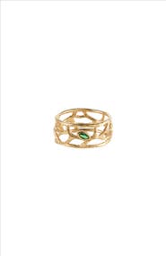 RETRO CHIC Verdant Whisper Ring