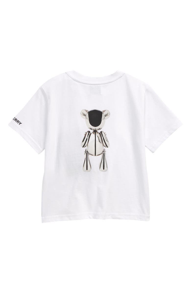 Burberry Kids' Metal Teddy Graphic Cotton Tee, Alternate, color,