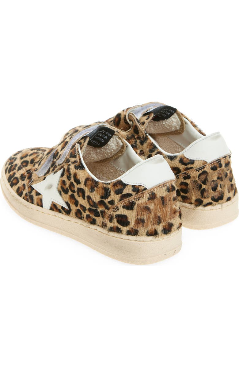 Golden Goose Kids' Ball Star Genuine Calf Hair Sneaker, Alternate, color, Brown And Black Leo/ Pink