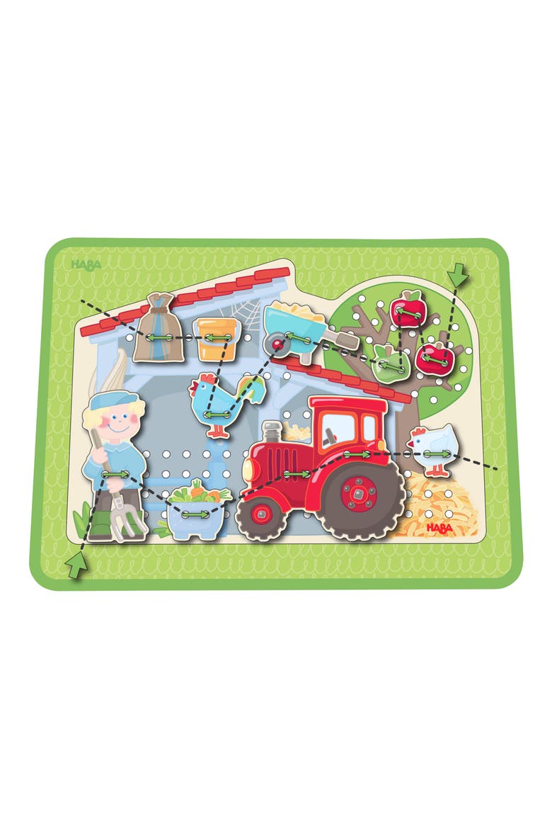 Threading & Lacing Game, Alternate, color, MULTI