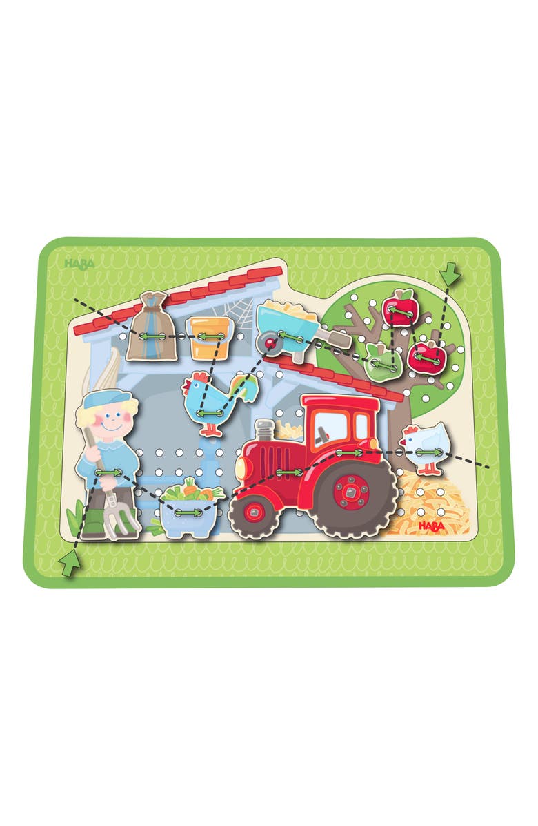 HABA Threading & Lacing Game, Alternate, color,