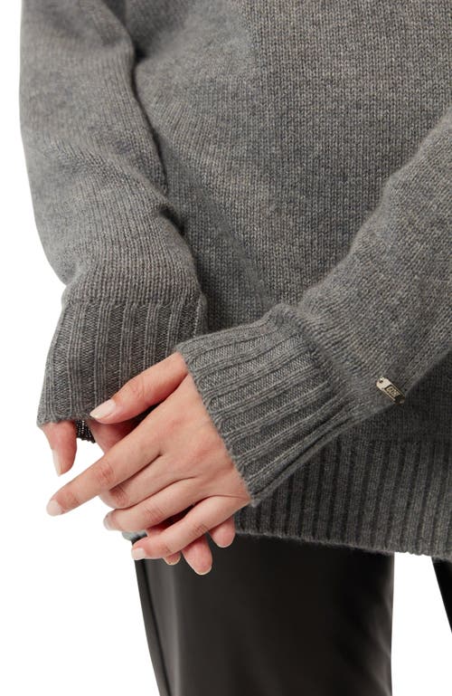 Gobi Mongolian Cashmere Relaxed-fit Cashmere Sweater In Gray