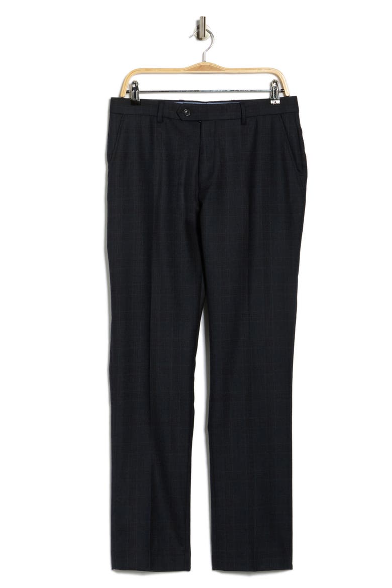 Wool Dress Pants, Alternate, color, NAVY/ BROWN