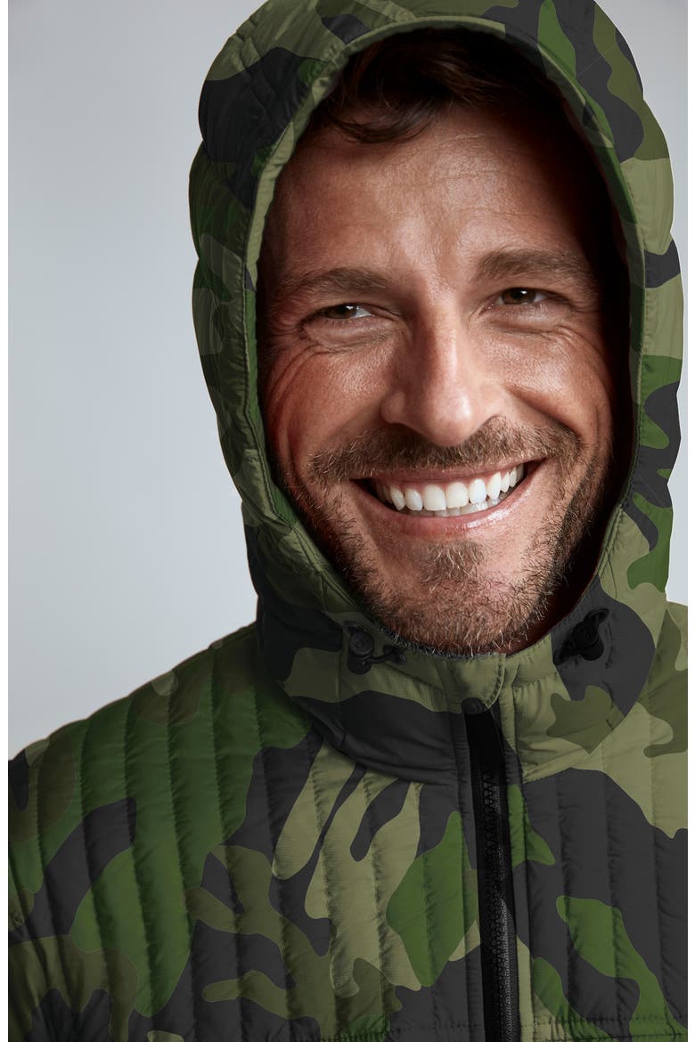 Cabri Hooded Packable Down Jacket, Alternate, color, CANADA GOOSE CAMO