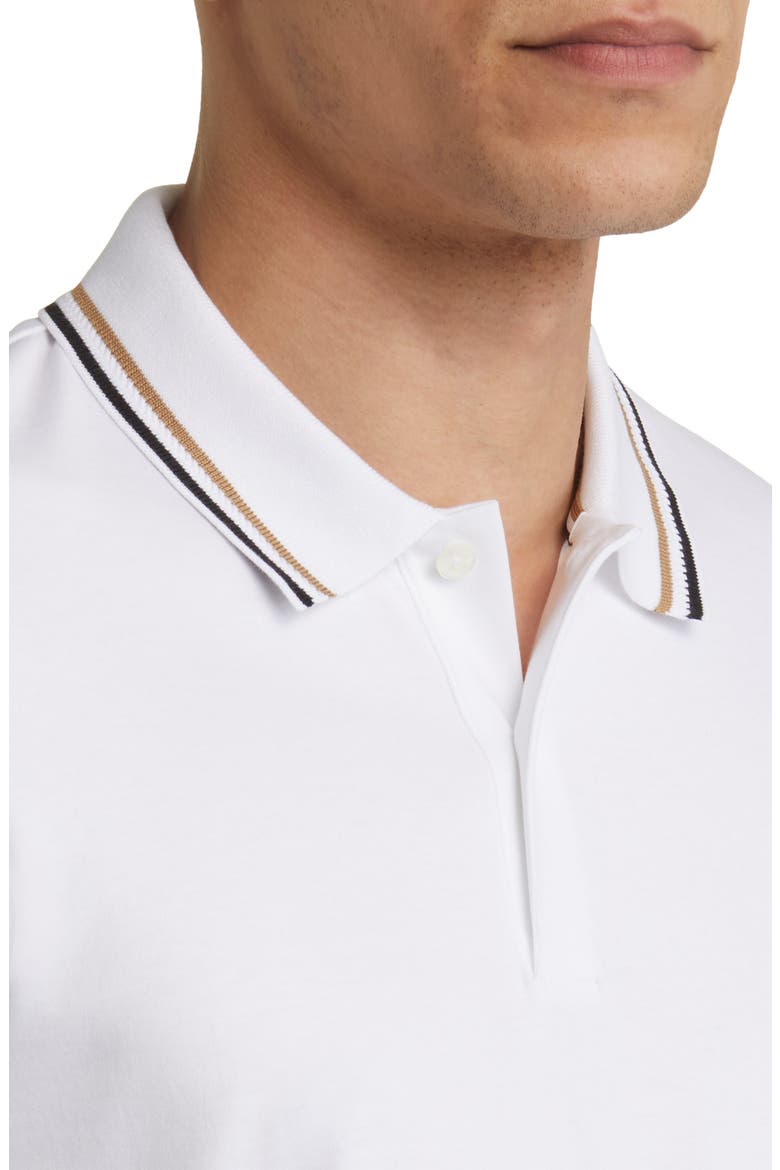 Penrose Tipped Polo, Alternate, color, WHT