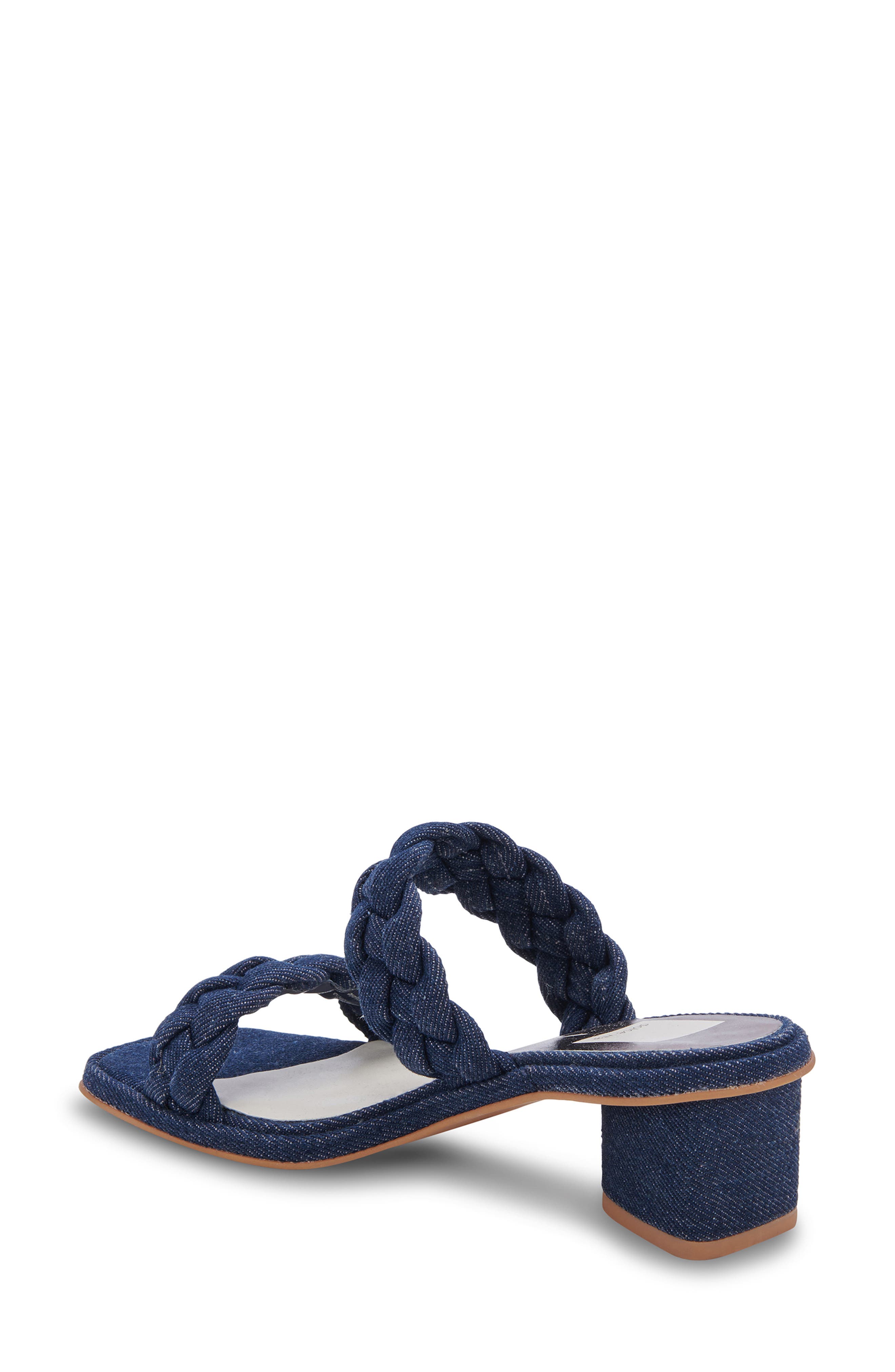 Dolce Vita Ronin Slide Sandal, Alternate, color, Indigo Denim