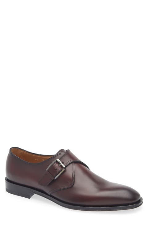 Argo Plain Toe Monk Shoe (Men)