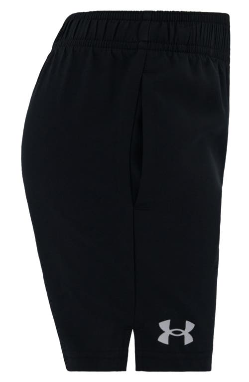 Under Armour Kids' Ua Logo Performance Woven Shorts In Black