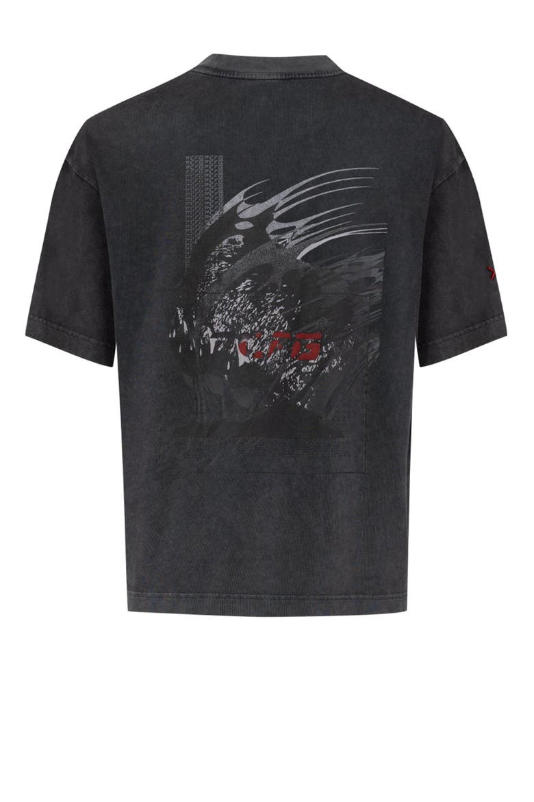Cotton Your *Itch Acid Washed Tshirt, Alternate, color, BLACK
