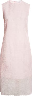 Cecilie Bahnsen Devin Windflower Embroidered Organza Sheath Dress