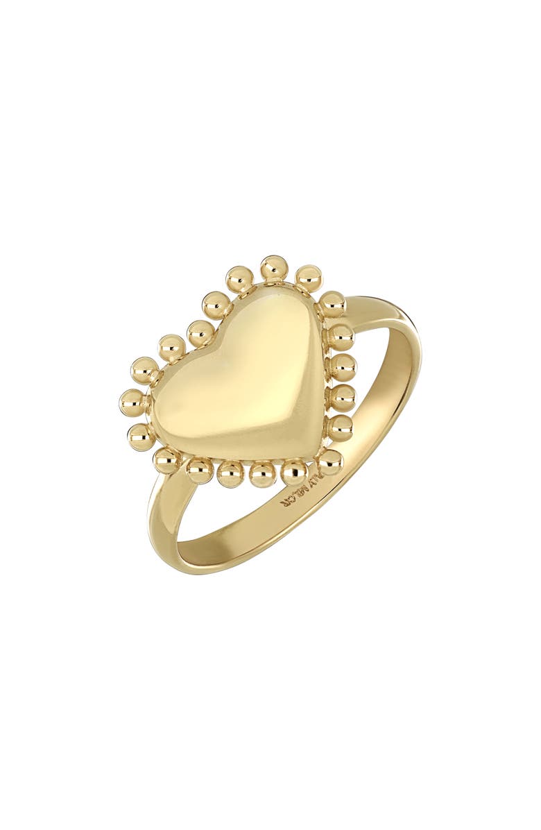 Bony Levy 14K Gold Heart Ring, Main, color, 14Ky