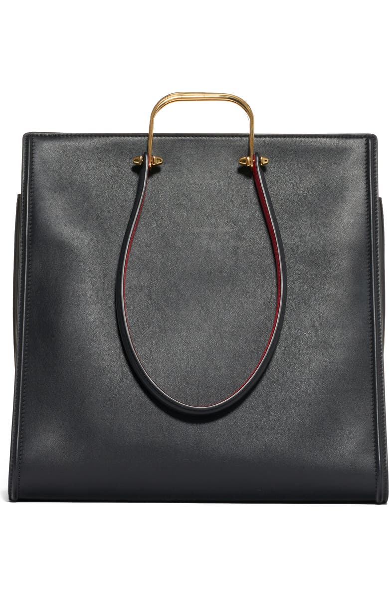 McQueen Alexander McQueen The Tall Story Leather Tote, Alternate, color,