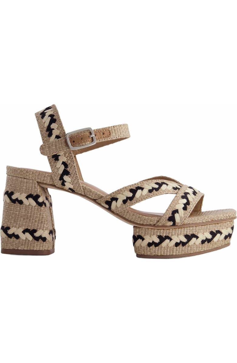 Bernardo Footwear Liana Embroidered Platform Sandal, Main, color,