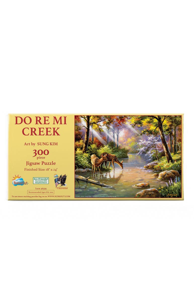 Doe Re Me Creek 300 piece Jigsaw Puzzle for Adults, Alternate, color, Multicolor