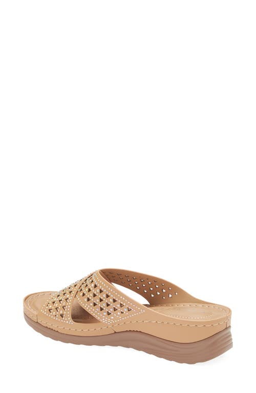 Shop Extreme By Eddie Marc Rhinestone Crisscross Wedge Sandal