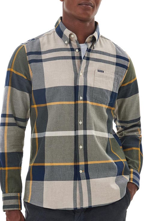 Dunoon Plaid Button-Down Shirt