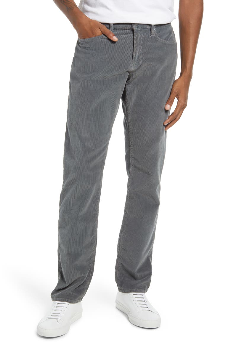L'Homme Corduroy Slim Jeans, Main, color, SAVILE GREY