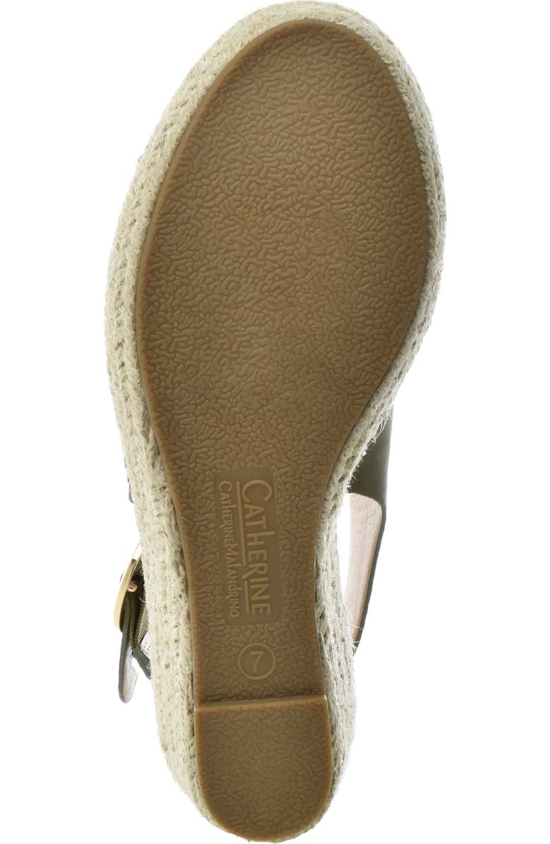 Catherine Catherine Malandrino Cirkly Espadrille Wedge Sandal, Alternate, color,