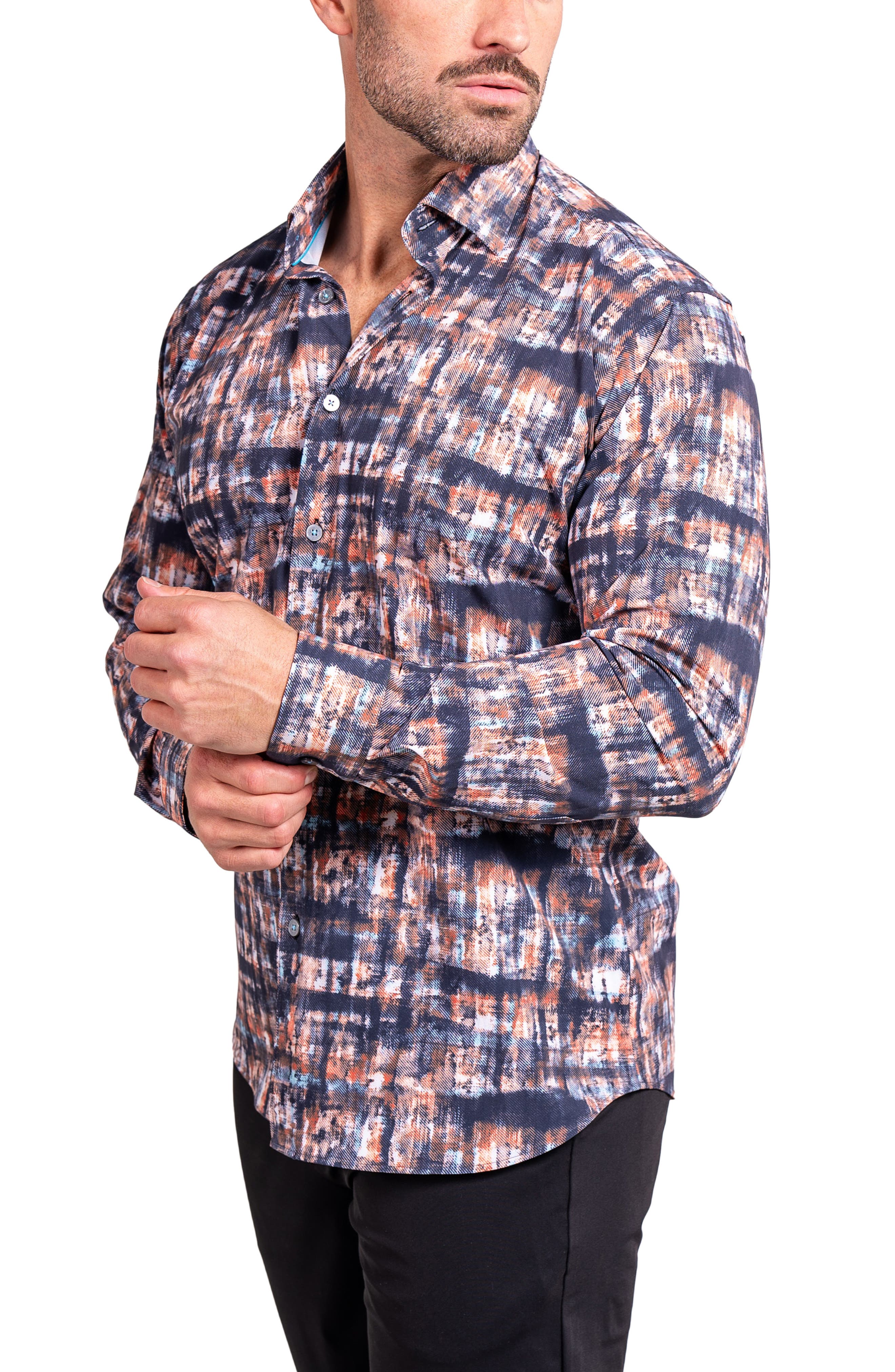 Maceoo Fibonacci Ascension Contemporary Fit Button-Up Shirt (Men ...