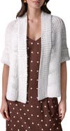 Donna Karan New York Drop Shoulder Open Front Cardigan