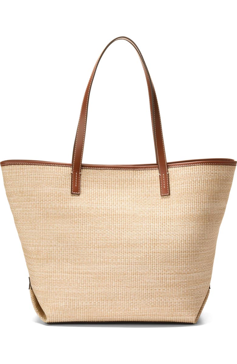 Cole Haan Nantucket Tote Bag, Alternate, color, Natural Straw/ Tan Trim