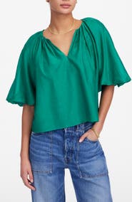 Madewell Bubble Sleeve Top