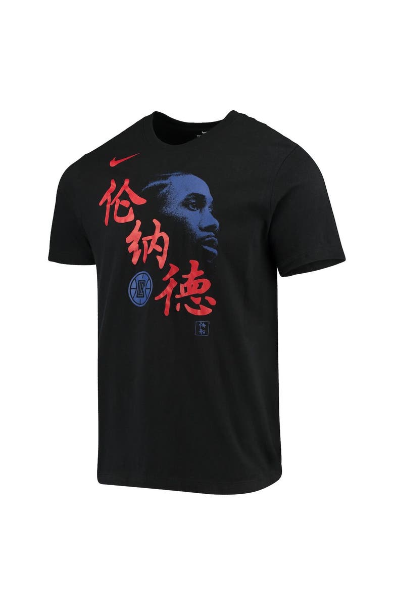 Nike Men's Nike Kawhi Leonard Black LA Clippers Chinese New Year Player T-Shirt, Alternate, color, 