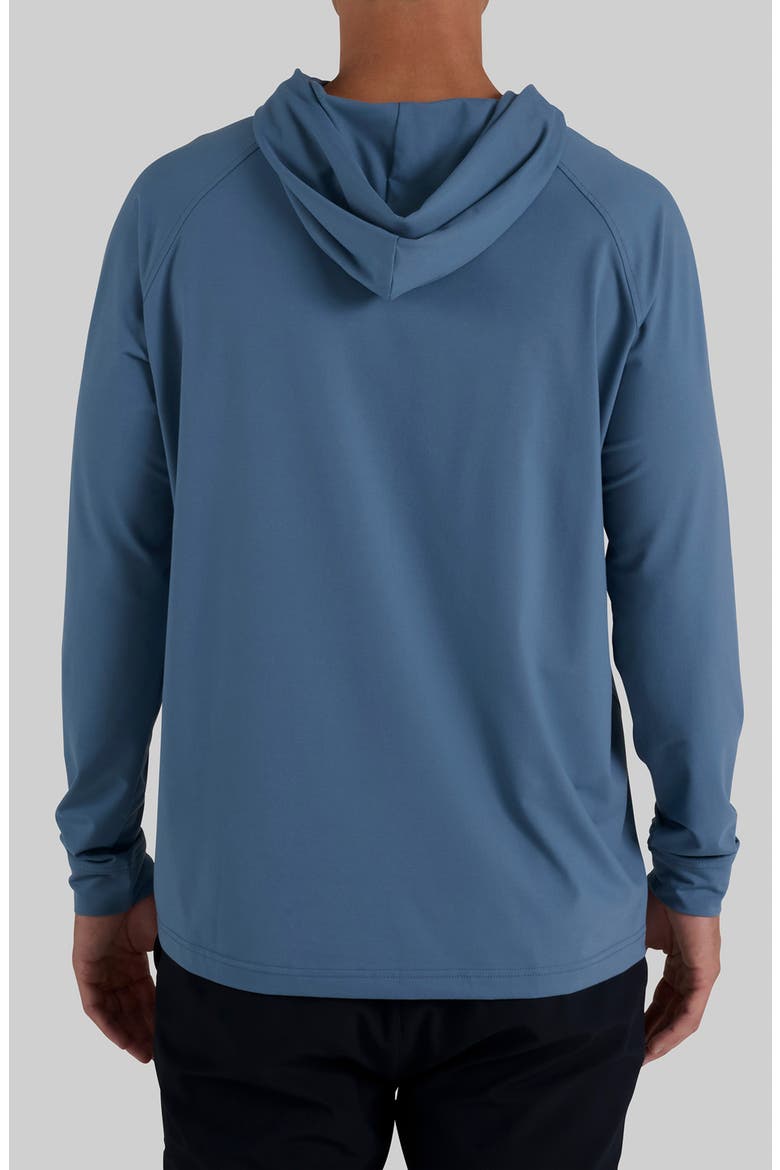 Velocity Performance Quarter Zip Pullover, Alternate, color, BLUE MIRAGE