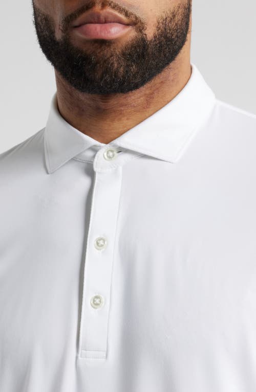 Johnnie-o Huron Prep-formance Polo In White