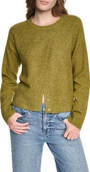 DKNY Jeans Asymmetric Crewneck Sweater