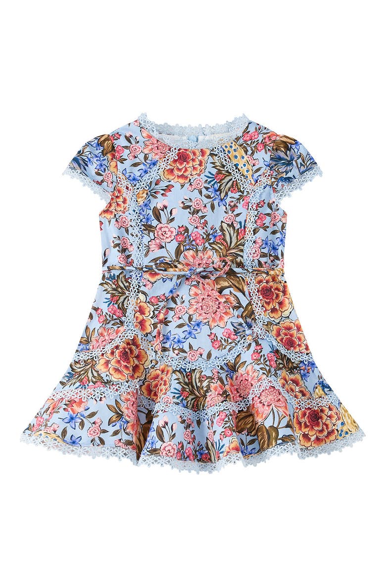 Iliana Cotton Mini Dress, Main, color, Floral
