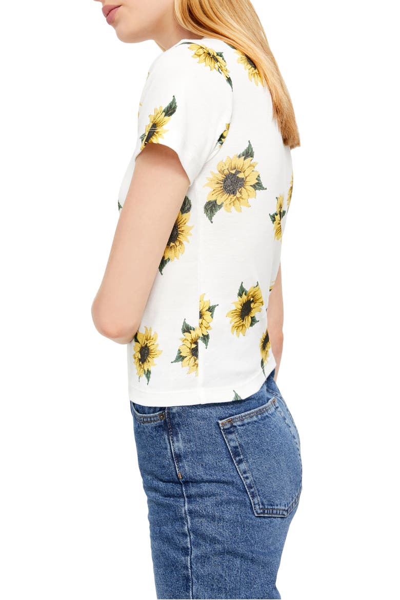 Sunflower Tee, Alternate, color, IVORY