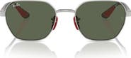 Ray-Ban x Scuderia Ferrari 54mm Chromance Irregular Sunglasses