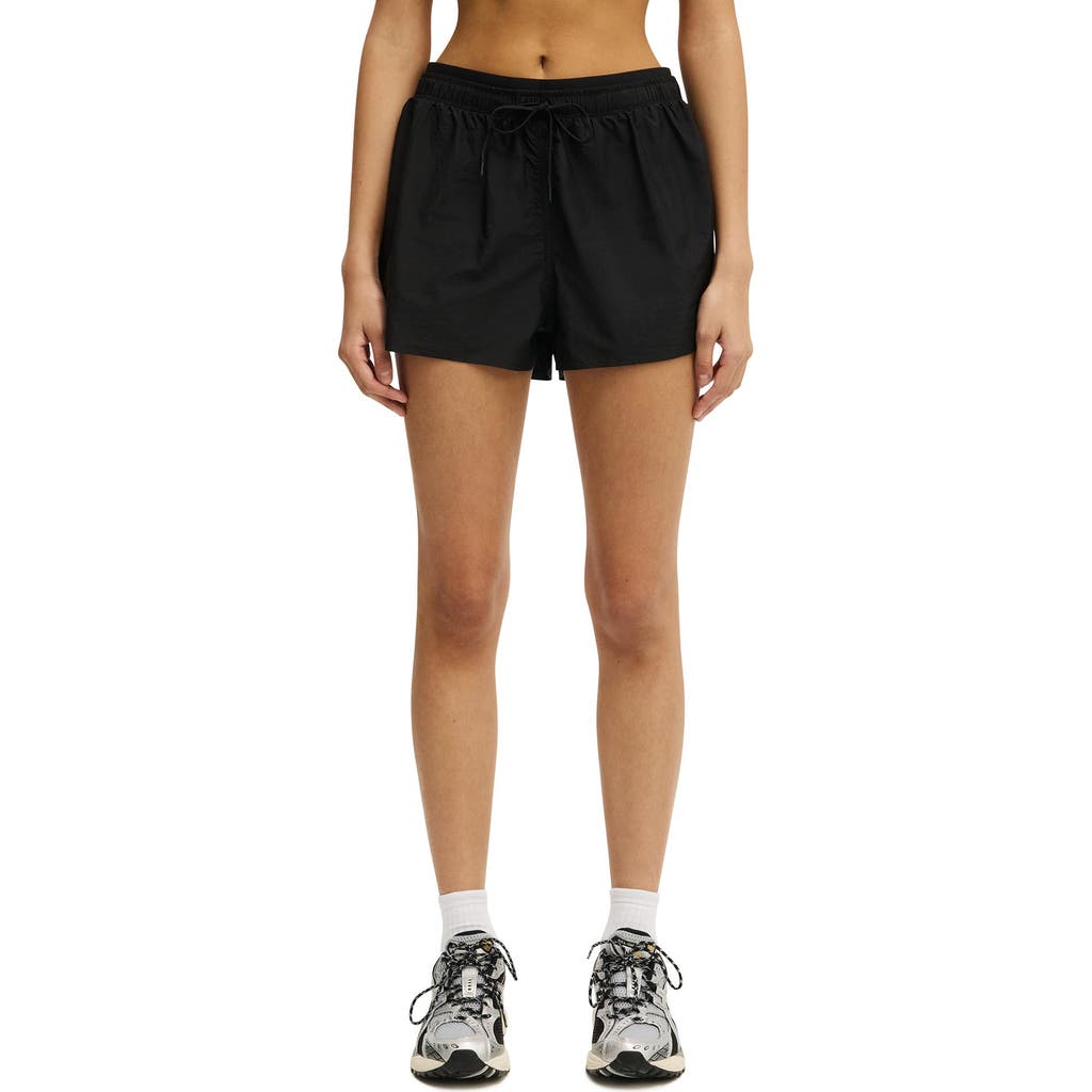 Cotton On Body Active Retro Run Short In Black