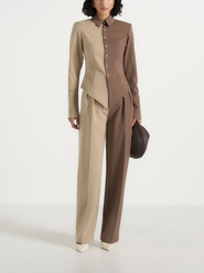 Manière De Voir Julie Two Tone Tailored Pants