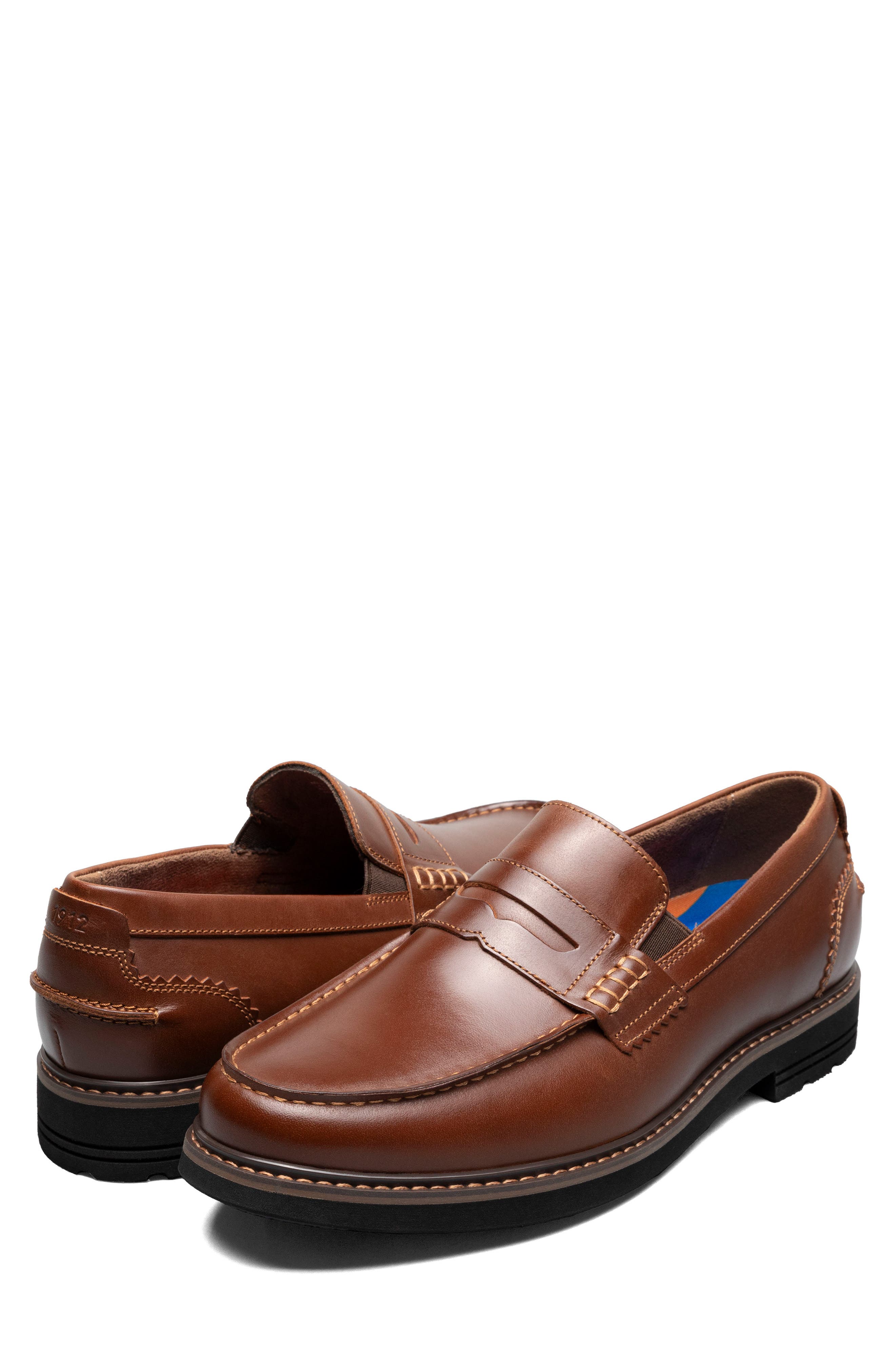 Odin II Penny Loafer - Wide Width Available, Alternate, color, COGNAC