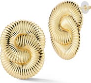 CHLOE AND MADISON Ribbed Earrings