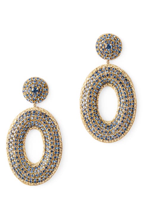 Odeya Crystal Drop Earrings