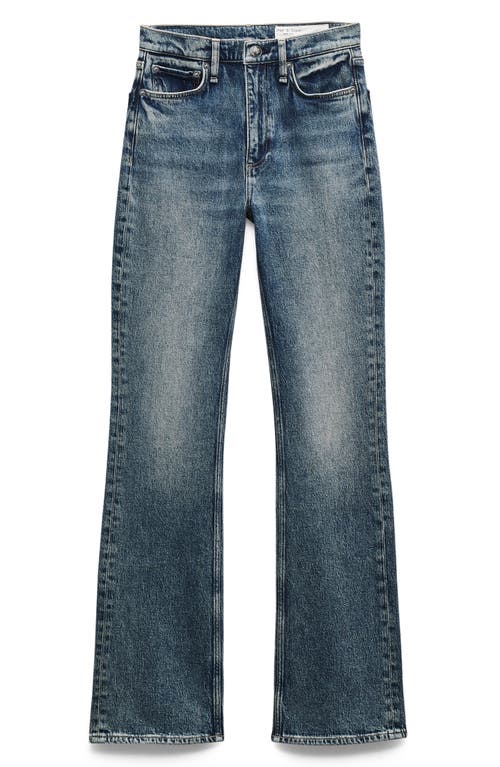 Rag & Bone Peyton High Waist Bootcut Jeans In Blue