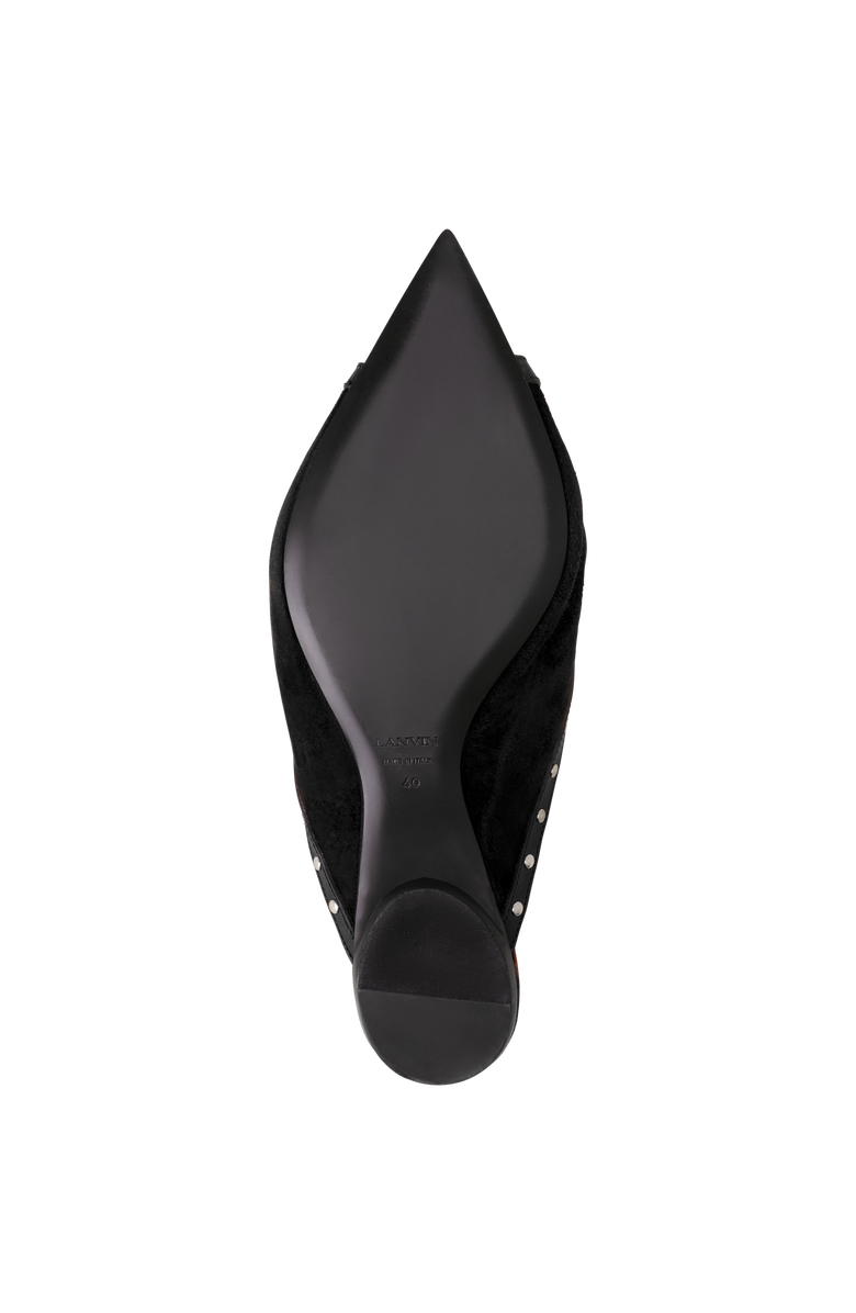 Lanvin Eclipse Arch Flat Mule, Alternate, color, Black