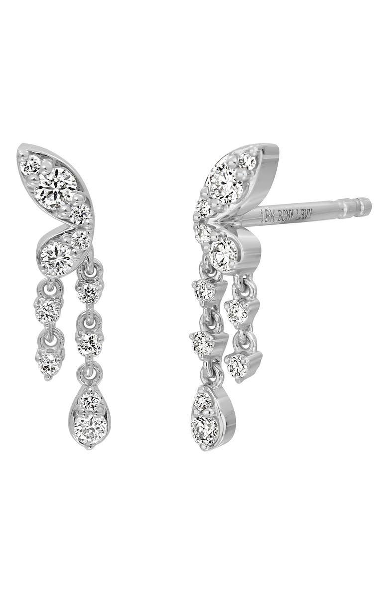 Bony Levy Getty Diamond Drop Earrings, Main, color, 18K White Gold