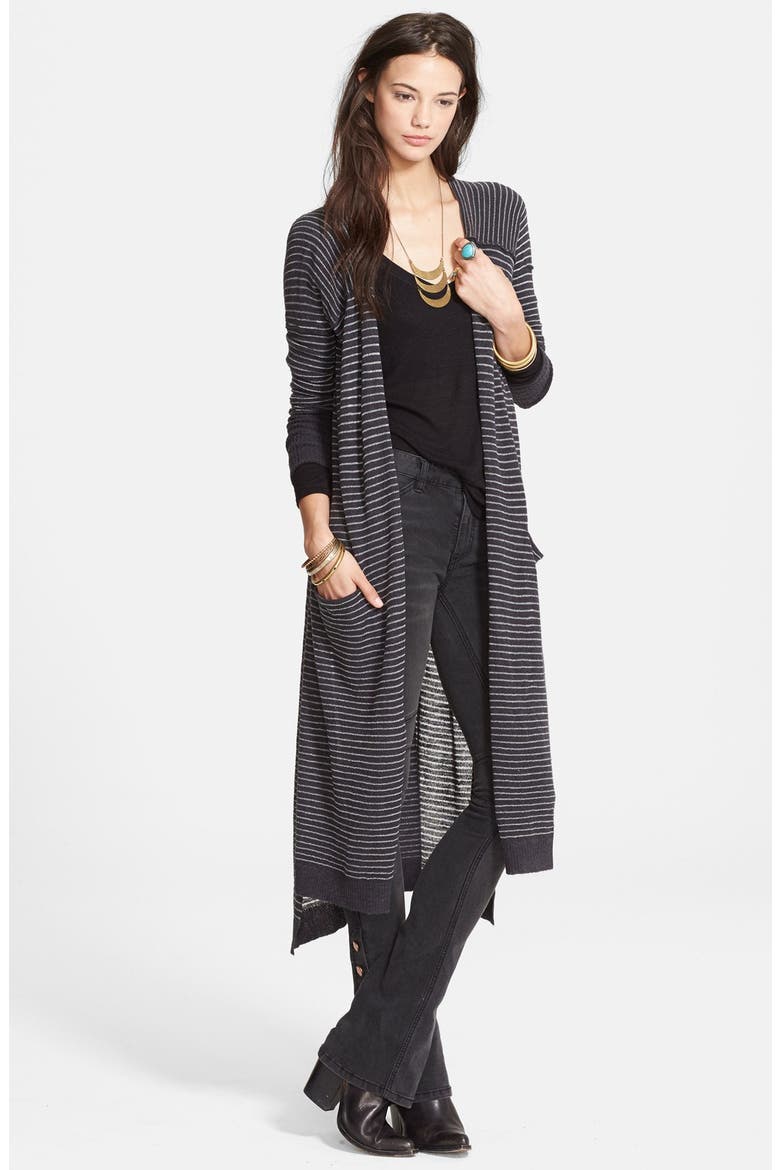 'Merci' Cardigan, Main, color, DEEP GREY COMBO